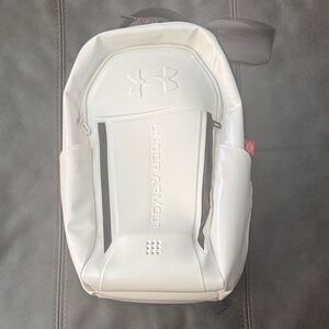 Under Armour White and Black Backpack
